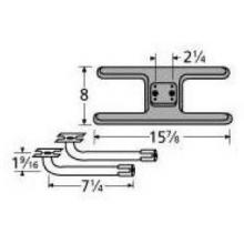 Cast Iron H Twin, Centered, 2.25 Inch Offset Burner 20902-78002