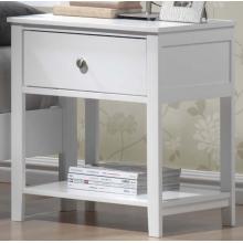 Hillsdale Dio Large White Nightstand