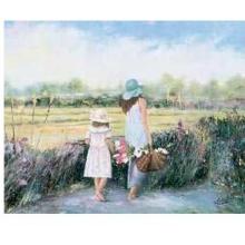 Girls In Hats 3 Poster Print