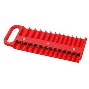 Lisle Large Magnetic 1/4 Inch Socket Tray- RED