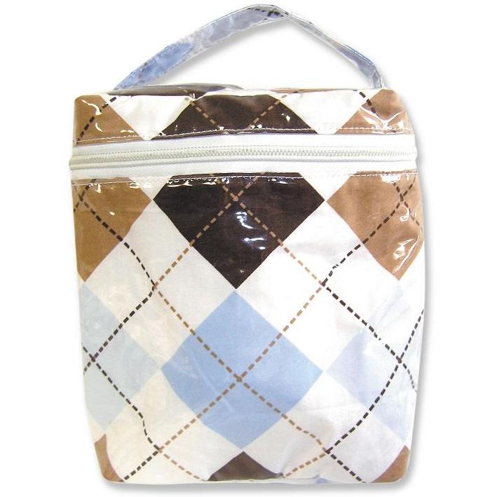 Insulated Bottle Bag - Prep School Blue