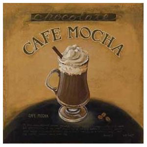 Caf Mocha Poster Print
