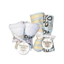 Willow Teal Bib And Burp Cloth Set