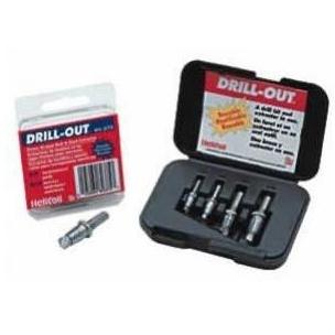 HeliCoil Drill-Out Power Bolt Extractor - 4 Piece Kit