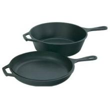 Lodge Seasoned Indoor/Outdoor Cooker W/ Griddle Lid