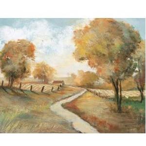 Golden Countryside Poster Print