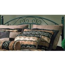 Hillsdale Willow Textured Black Metal Headboard Without Frame - Queen