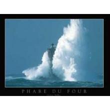 Phare Du Four (Bord Noir) Poster Print