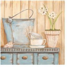 Coastal Cupboard II Poster Print