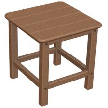 Poly-Wood Recycled Plastic Wood Seashell Adirondack End Table - 18 Inch Square