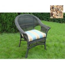 North Cape Tufted Single Cushion ONLY (1)- Tahiti Cinnamon