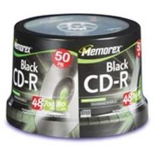 Memorex CDR 80 50PK SPDL BLACK 48X
