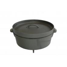 Cast Iron Camp Pot W/ Legs - 12 Qt.