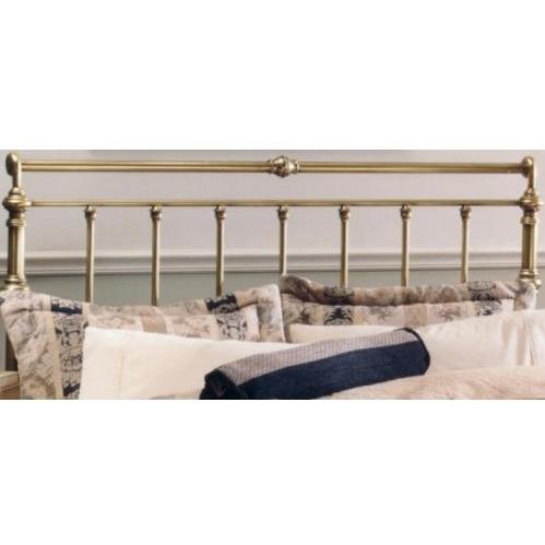 Hillsdale Charleston Antique Brass Sleigh Headboard With Frame - Full - 186HFR
