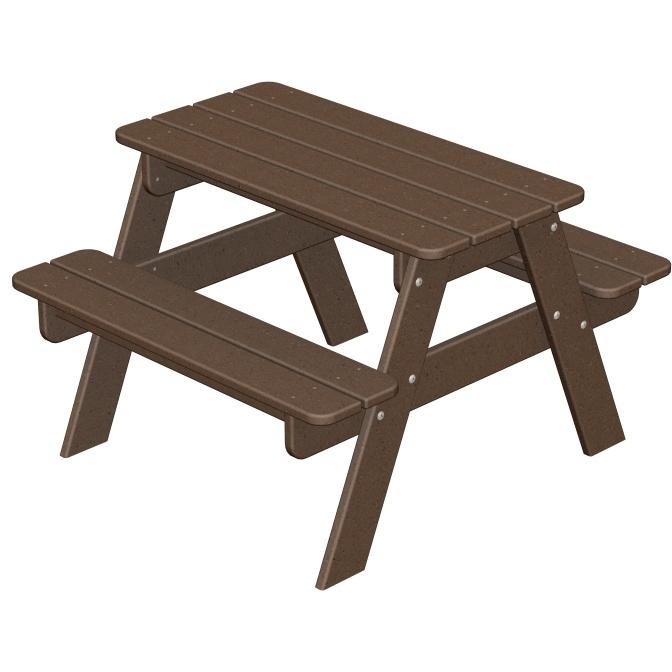 Poly-Wood Recycled Plastic Wood Kids Kids Picnic Table