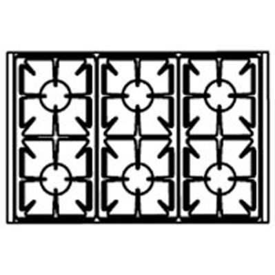Capital Range 36 Inch Cooktop with 6 Burners