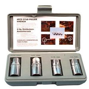 Astro Pneumatic Stud Puller Sockets 4 Pc. Fractional