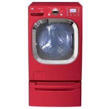 LG 4.5 Cuft Steam Washer - Red