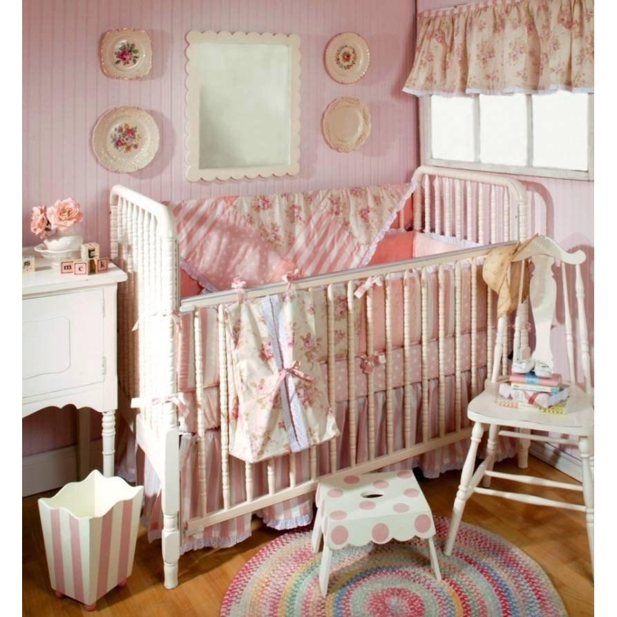 My Baby Sam 4-Piece Crib Bedding Set - Vintage Floral