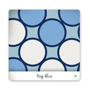 Baby Star Fitted Crib Sheet - Tag Blue by Baby Star