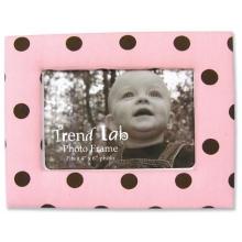Maya Dot Fabric Covered 4x6 Picture Frame
