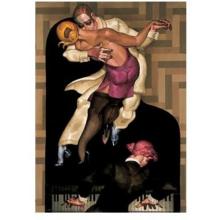 Dance On Black Piano Poster Print
