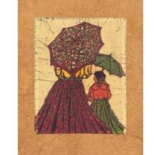 Red Parasol Poster Print