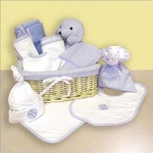 Trend Lab 12 Piece Deluxe Gift Basket Blue