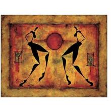 Au Pied De Collines Poster Print