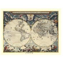 World Map Poster Print