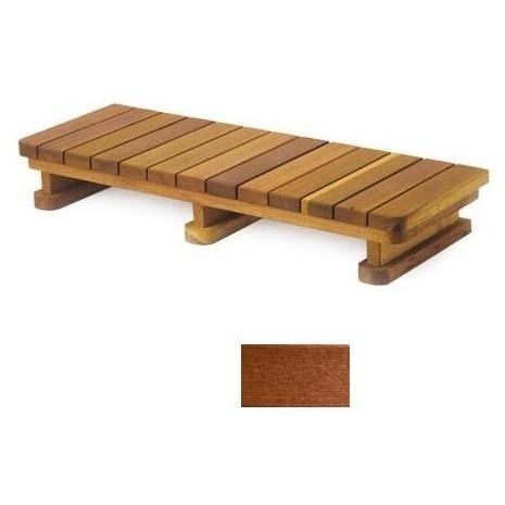A&B Accessories Recycled Plastic Spa Steps: Single Tier Piano Key - 48 Inch Red