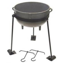 Bayou Classic 15 Gallon Cast Iron Jambalaya Pot And Stand