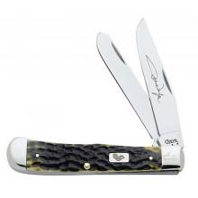 Case Cutlery 6254 Stainless Steel John Wayne Olive Trapper Set