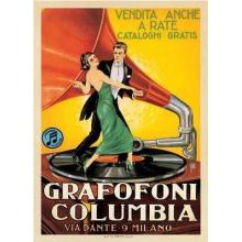 Grafofoni Columbia 1920 Poster Print