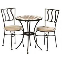Alfresco Home Portobello Outdoor Bistro Set - 24 Inch Round