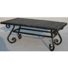 Darlee Series 90 Cast Aluminum Coffee Table - 24 Inch X 46 Inch Rectangular