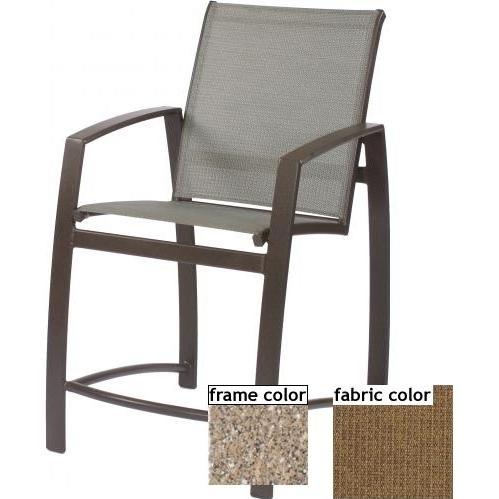 Suncoast Vision Gathering Height Chair - Sahara Frame And Raku Fabric