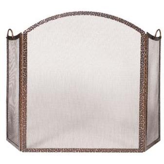 UniFlame 3 Fold Hammered Antique Copper Screen