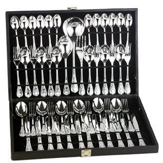 (C) 51PC SILVERPLATED FLATWARE