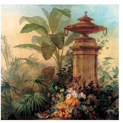 Flowers And Tropical Plants Poster Print