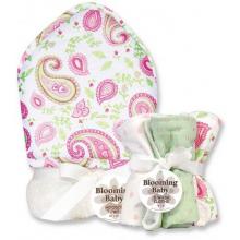 Paisley Park Hooded Towel And Wash Cloth Set