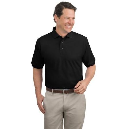 Port Authority Silk Touch Polo Shirt 2XL - Black Port Authority Silk Touch Polo Shirt 2XL - Black