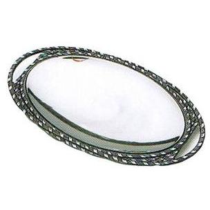 Wilton Armetale Sweetgrass Large Oval Tray