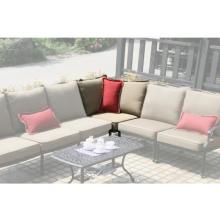 SCG Patio Cast Shadows Aluminum Sectional Sofa