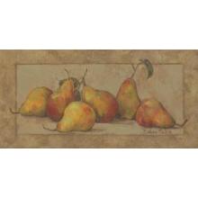 Pear Fresco Poster Print