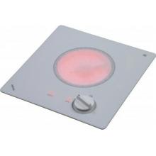 Kenyon Alpine Series Single Burner,120V UL, White With Analog Control - 6.5 Inch