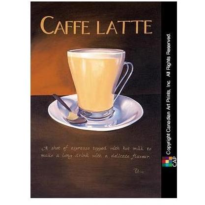 Urban Caffe Latte Poster Print