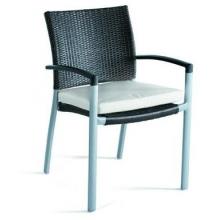Domus Ventures Merlot Stackable Armchair With Cushion