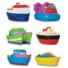 Elegant Baby 6-Piece Bath Squirt Toy Set - Boat Party
