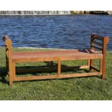 Eden Outdoor Living Banbury Keruing Wood Bench - Double